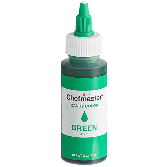 Green Chefmaster Liquid Candy Color, 2 oz